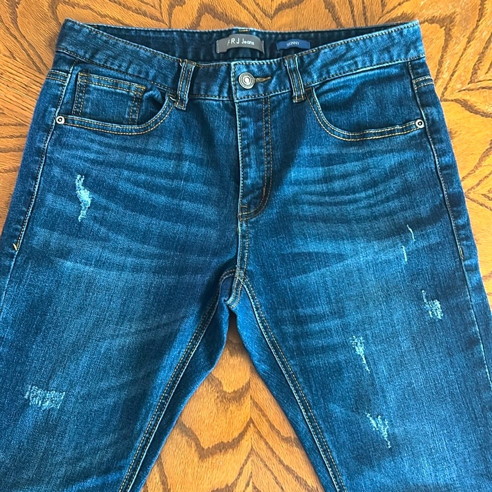 FRJ Jeans Skinny Distressed EUC